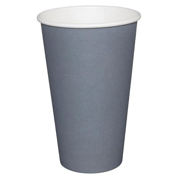 Fiesta enkelwandige warme drankenbeker donkergrijs 340ml, VE: 1000 stuks, GP416