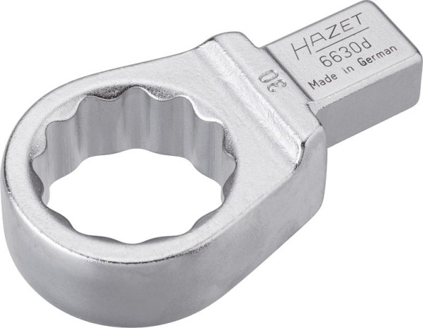 Hazet ringsleutel, insteekvierkant 14 x 18 mm, uitwendig dubbel zeskant trekprofiel, 30 mm, 6630D-30