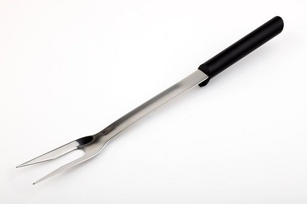 APS vleesvork, lengte 38,5 cm, tanden 10,5 cm, roestvrij staal, ergonomische antisliphandgreep, 00831