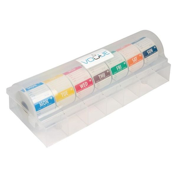 Vogue etikettenset verwijderbaar 5cm met dispenser, GH475