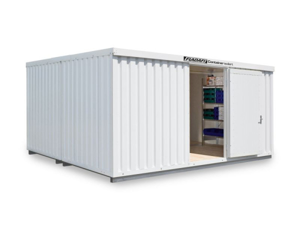 FLADAFI materiaalcontainercombinatie, model IC 1540, geïsoleerd, 5.080 x 4.340 x 2.500 mm, F2222510101
