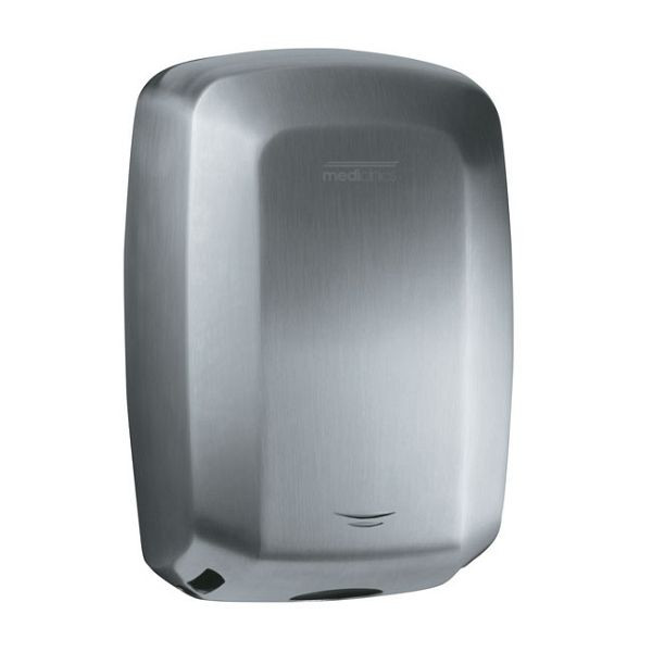 Mediclinics handdroger Machflow Plus (HEPA-filter), RVS, geborsteld, 251.911