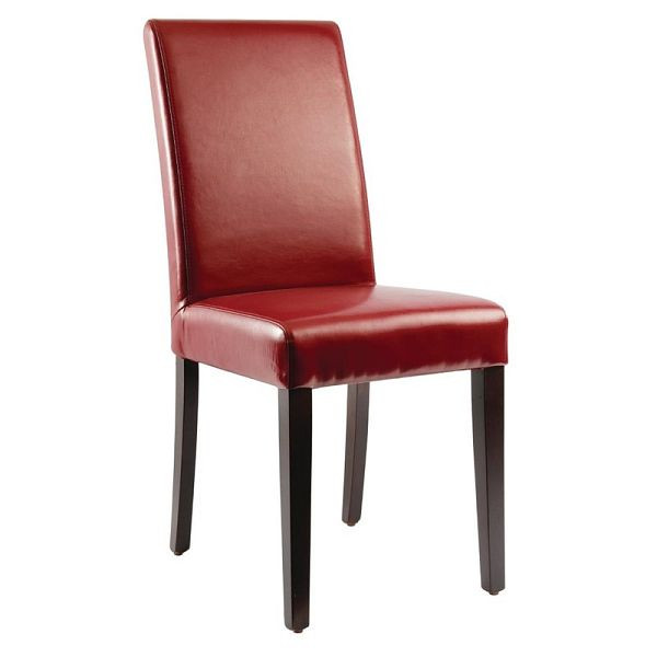 Bolero eetkamerstoelen kunstleer rood, VE: 2 stuks, GH443