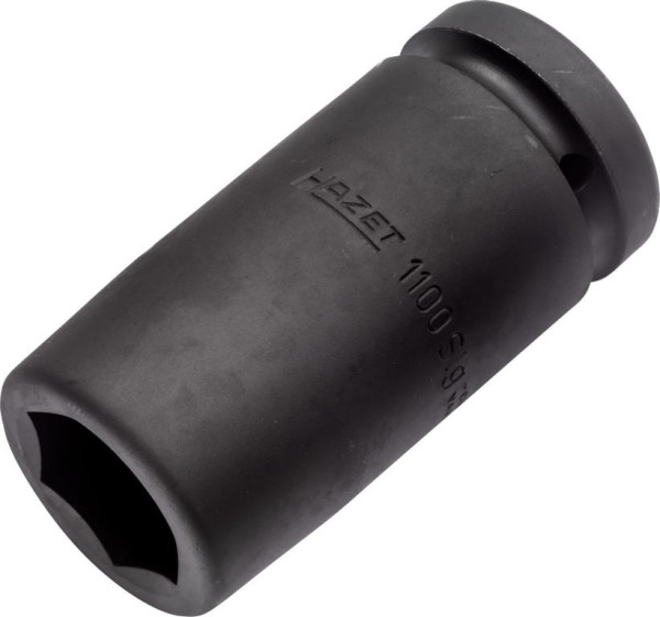 Hazet impact, machine schroevendraaierdop, zeskant, hol vierkant 25 mm, buiten zeskant profiel, 32 mm, lange versie, 1100SLG-32