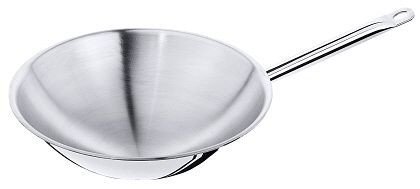 Contacto wok RVS meerlaags ronde bodem, 524/360