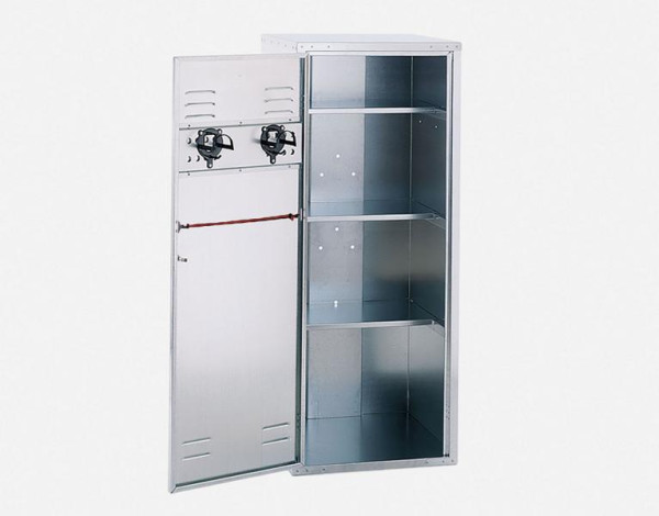 Growi plafondkast (HxDxB): 150 x 60 x 60 cm, hangslot, planken, 10049850