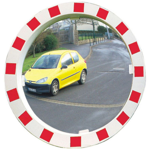 Stone HGS verkeersspiegel Vialux®, rond Ø900mm /Miroirs® PAS, ca. 25m/24 kg/ 5 jaar garantie op de functie (spiegelglas, frame, houder), 32861