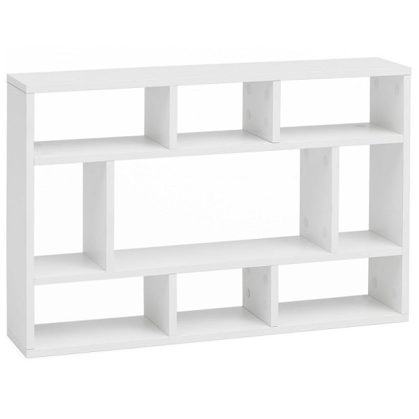 Wohnling wandplank wit 75x51x16 cm hout, modern, WL5.810