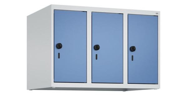 C+P kastopzet Classic PLUS, bovenkast, 7035, veiligheidsdraaigrendel, 500x750x500mm, afstandsblauw, 080090-39 S10005