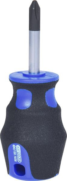 KS Tools ERGOTORQUEplus schroevendraaier, kort, PH2, 159.1026