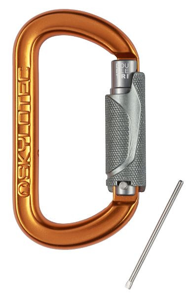 Skylotec karabijnhaak Trilock, geborgde pin DOUBLE-O TRI CAP, H-190-01