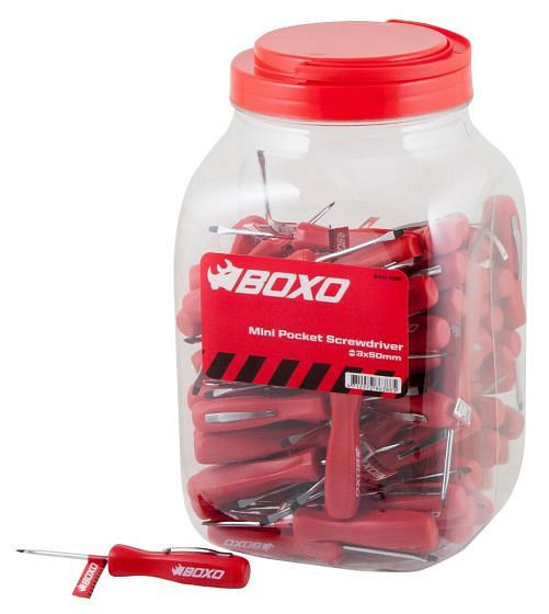 Boxo tasclip schroevendraaier, VE: 100 stuks, BXC-025