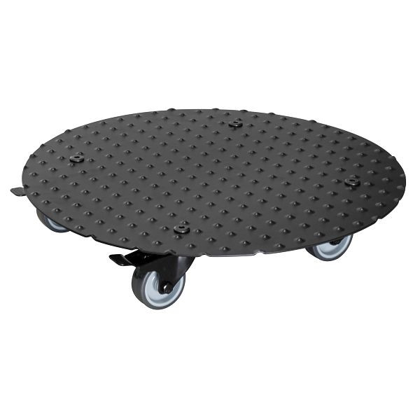 WAGNER Multi Roller GH7006 Durchmesser 380mm, Alu, schwarz, Punktmuster 4 Apparaterollen, soft, 2x Feststellbremse, Tragkraft 150kg, 20700601