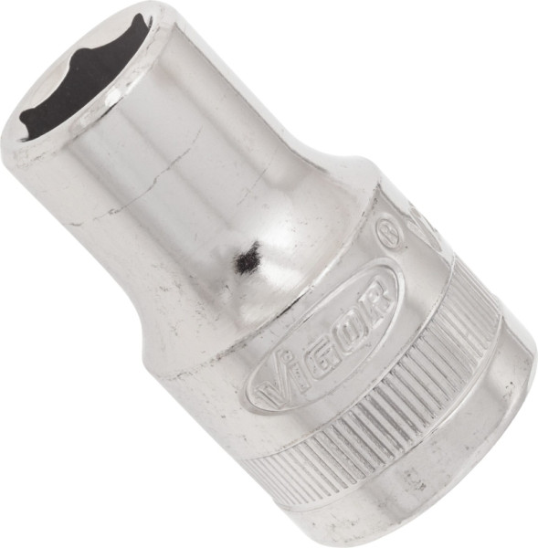VIGOR dopsleutelinzet, hol vierkant 12,5 mm (1/2 inch), buitenzeskantprofiel, 11 mm, V2598N