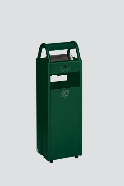VAR afvalbak / asbak B 30, mosgroen, 45025