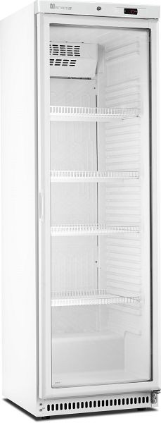 Saro Tiefkühlschrank, Glastür -weiß, ACE 430 CS PV, 486-2515