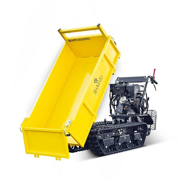 BAMATO mini rupsdumper MTR-800PRO met kantelhydrauliek en treeplank, MTR-800PRO