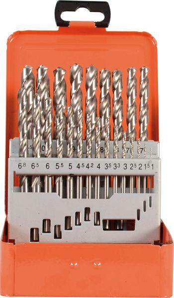 Projahn boorcassette HSS-G TURBO 24 stuks 1-10.5 / 0.5mm, kerngat afmetingen: 3.3, 4.2, 6.8, 10.2, 60424