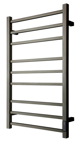 TVS elektrische handdoekradiator ELDO 9F, zwart, met timer, 860 x 530 mm, ELDO9F-SO