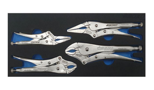 Boxo griptang set, 4 stuks, VE: 10 stuks, BX388