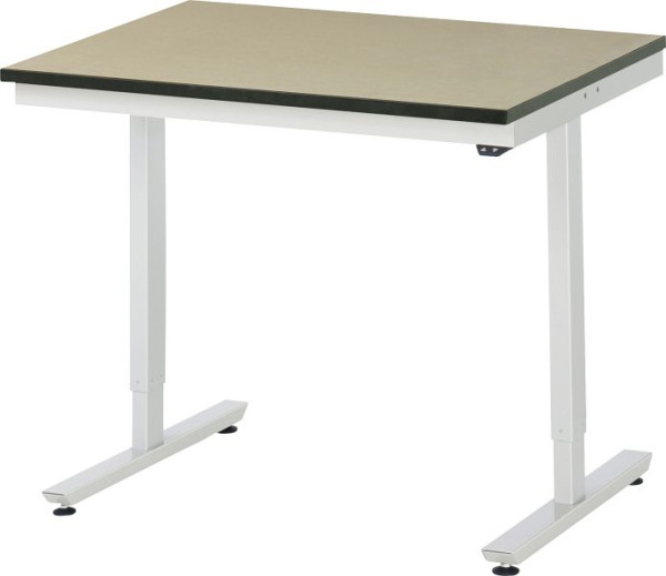 RAU werktafel serie adlatus 150 (elektrisch in hoogte verstelbaar), MDF werkblad, 1000x720-1120x800 mm, 08-AT-100-080-F