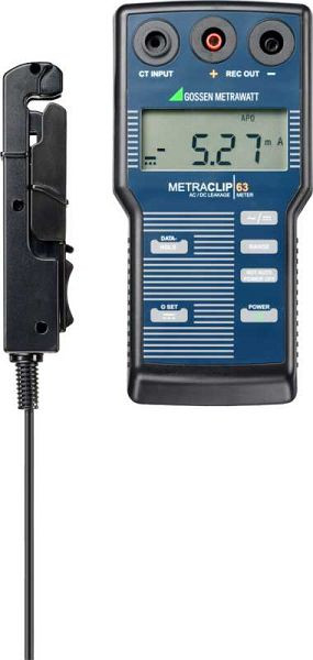 Gossen Metrawatt stroomtang milliampèremeter voor het meten van lekstromen en processignaalstromen (4-20 mA) METRACLIP 64, M311H