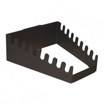ADB-sleutelhouder, geschikt voor eurogaten (10x10 mm / 38x38 mm), voor 8 sleutels, kleur: zwart, RAL 9005, 73158