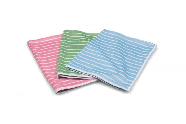 De Witte buidel 1 x bamboe microvezeldoek 48 x 36 cm groen, 460.100.302