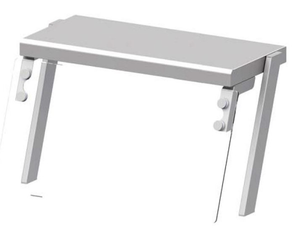 Stalgast bovenblad met glazen hoestbescherming, warmtelamp en verlichting 767x450x450 mm voor food serveersystemen, ZS07103