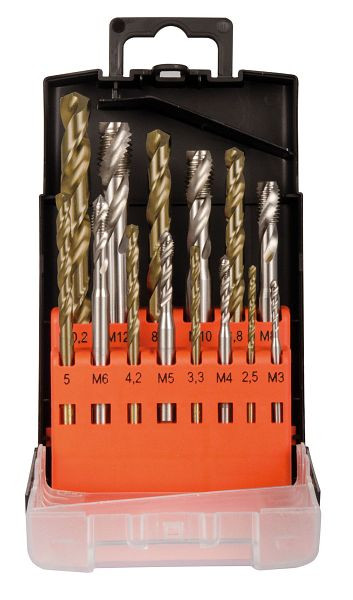 Projahn MGB set HSS-Co 14 delig M3-M12 DIN371 / 37 6 35 ° Vorm C, 91041