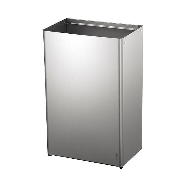 Air Wolf afvalbak met 60 liter inhoud, serie Lobo, H x B x D: 612 x 389 x 250 mm, gecoat roestvrij staal, 40-608