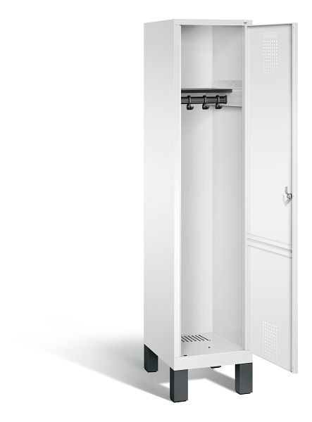 C+P Evolo locker, H1850xB420xD500mm, kleur: verkeerswit, 48010-12 S10261