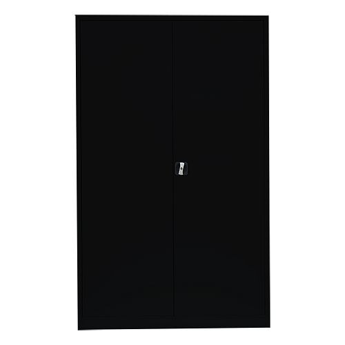 Lüllmann archiefkast/vleugeldeurkast, 1950 x 1200 x 420 mm, gitzwart/gitzwart, 530379