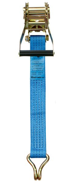 Schake spanband 2-delig met ratelband breedte: 25,00 mm, trekkracht/daN: 250 / 500, lengte: 4,00 m, 50252-4