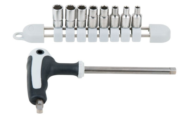 KS Tools RVS dopsleutelset, 9-delig, 910.2450