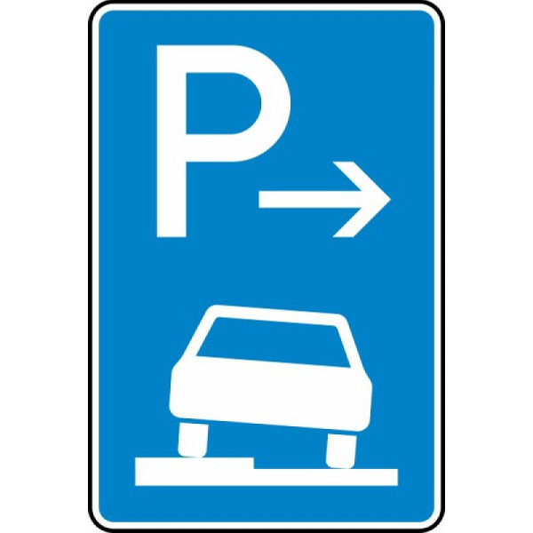 Stone HGS parkeerhelft op trottoirs in rijrichting links (begin) nr. 315-51, 900x600mm /RA2/Alform, 315-51-222