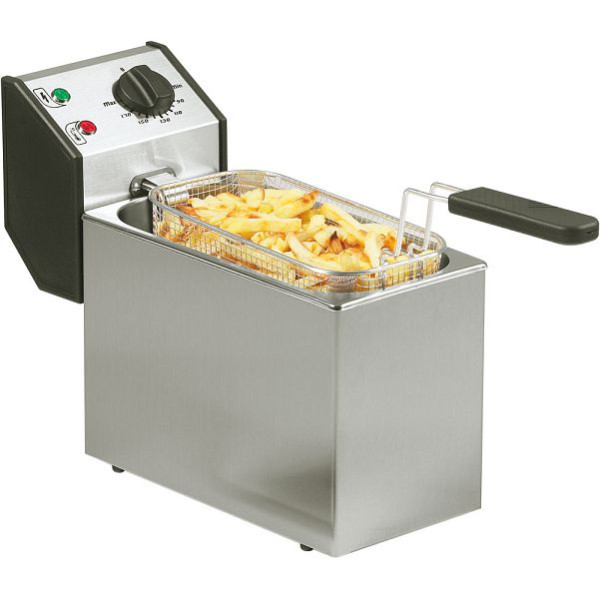 Stalgast friteuse, 5 liter, afmetingen 190 x 425 x 320 mm (bxdxh), KE0801050