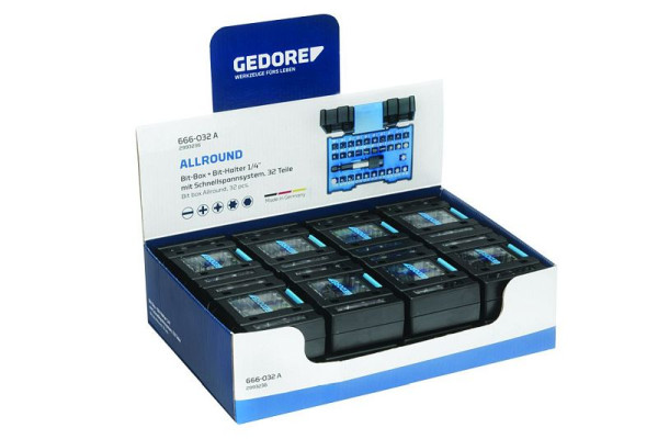 GEDORE Display 16x bitbox allround, 3000052