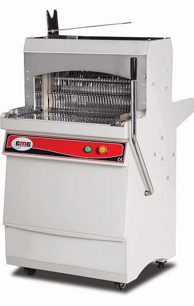 GMG broodsnijmachine Classic, 500 broden / 1 uur, snijdikte 13 mm, 65 x 70 x 117 cm, BS-T13