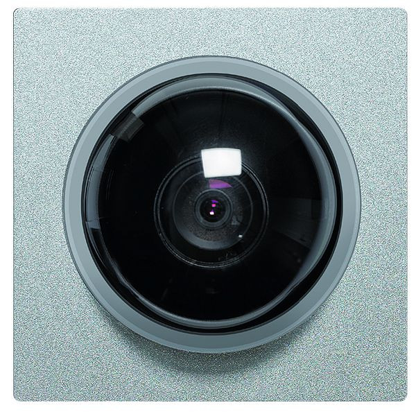 TCS inbouw dome camera module serie AMI, zilver, AMI10620-0010