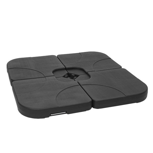 Mendler parasolstandaard HWC-F78, stoplicht parasolstandaard, markt parasolstandaard voor Bodenkreuz, vulbaar 100kg, 70477