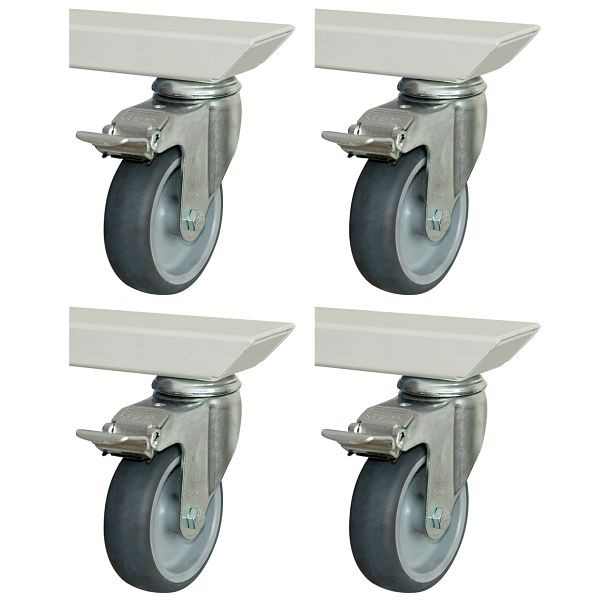 RAU rollenset werktafels serie adlatus 150, 100x135x30 mm, 08-RS-150-4LF