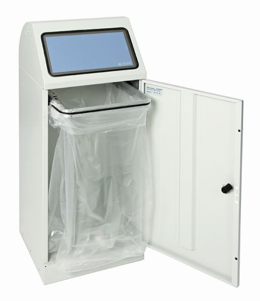 stumpff afvalscheiding Flex-M, RAL 7035/ProPads, zakhouder, 70 liter, 665-075-0-1-735