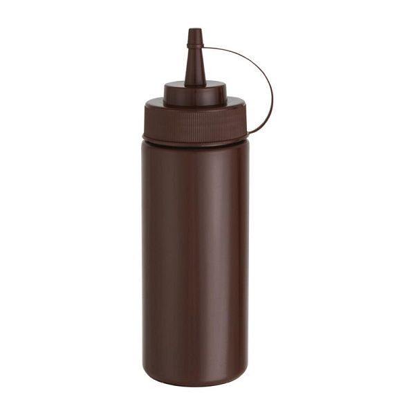 Vogue knijpfles bruin 341ml, E625