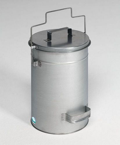 DENIOS veiligheidscontainer met deksel, verzinkt, 15 liter inhoud, 284062
