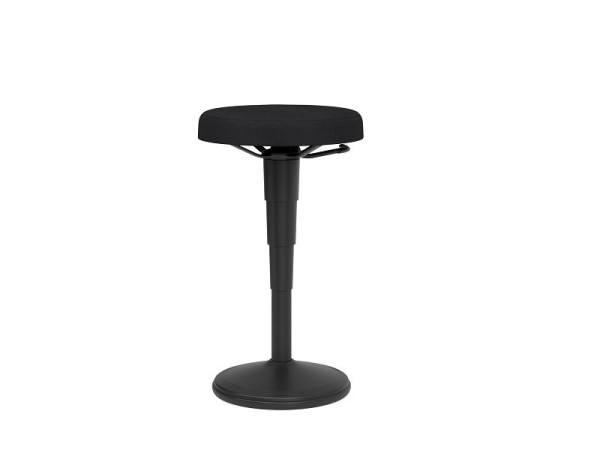 Hammerbacher stahulp, verstelbaar 63-93cm zwart, ergonomisch gevormde zitting, draagvermogen: 110 kg, 3-armig onderstel 53 x 33 cm aluminium, VSST2/D/D
