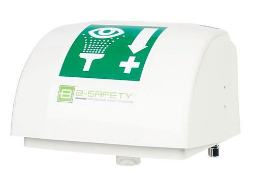 B-SAFETY oogdouche met opvangbak en deksel, wandmontage, BR 850005, DVGW, 305253