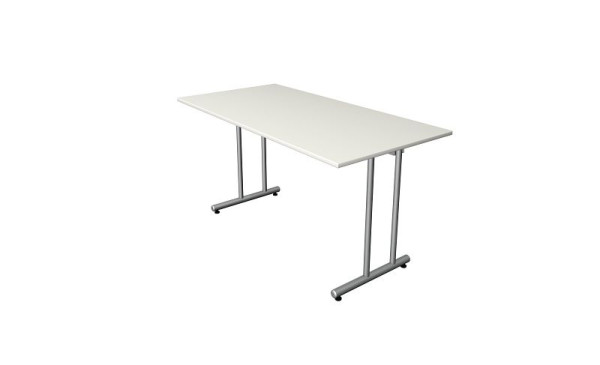 Kerkmann bureau thuiskantoor B 1400 x D 700 met C-voetframe, wit, 11188110