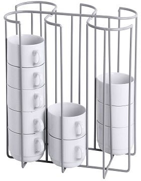 Contacto koffiebekerdispenser 6 kokers voor kopjes tot Ø 87 mm, 2523/305