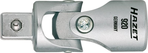 Hazet kruiskoppeling, hol vierkant 12,5 mm (1/2 inch), massief vierkant 12,5 mm (1/2 inch), 920